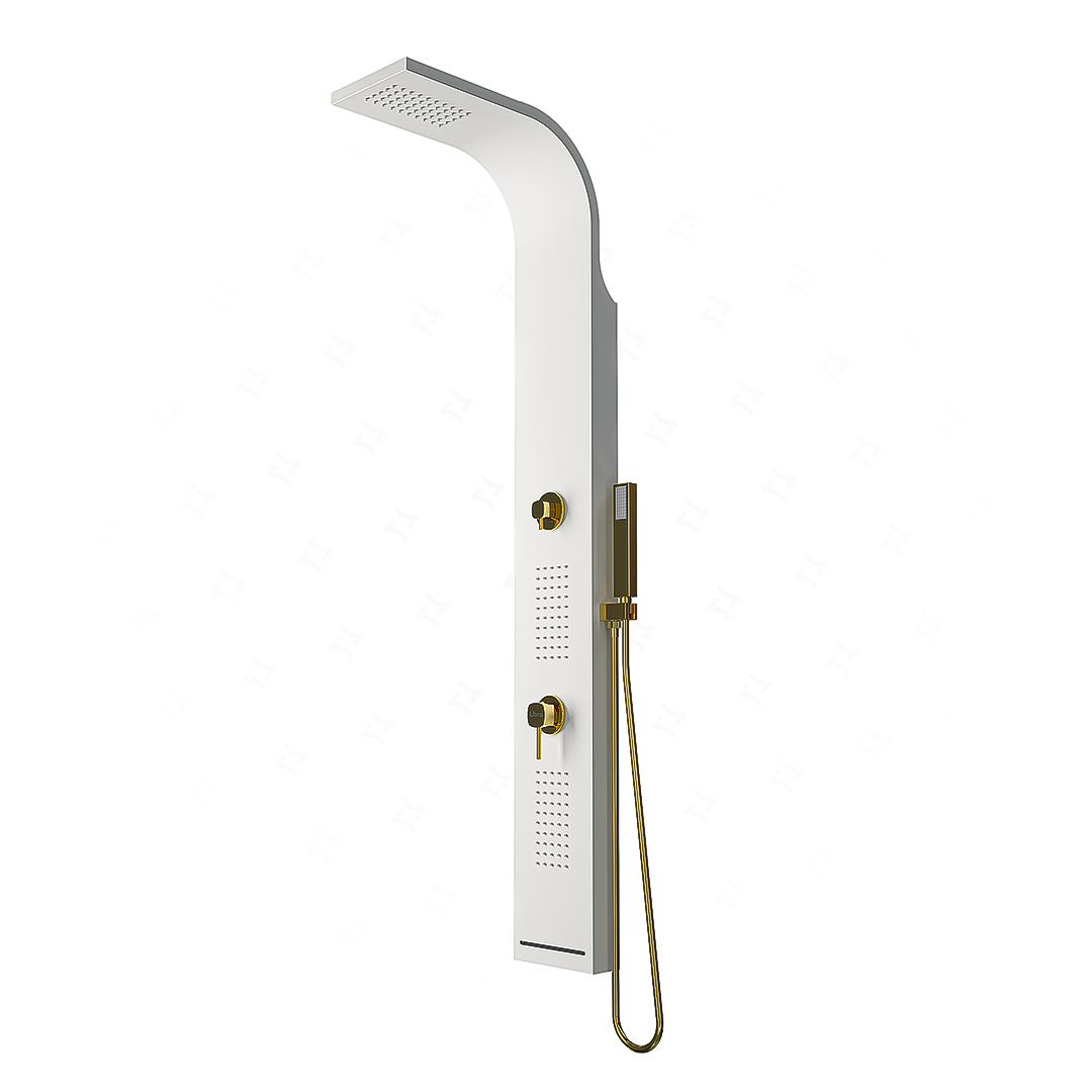 del-52530-white عکس پنل دوش حمام لیبرا مدل مارینو - شماره 2