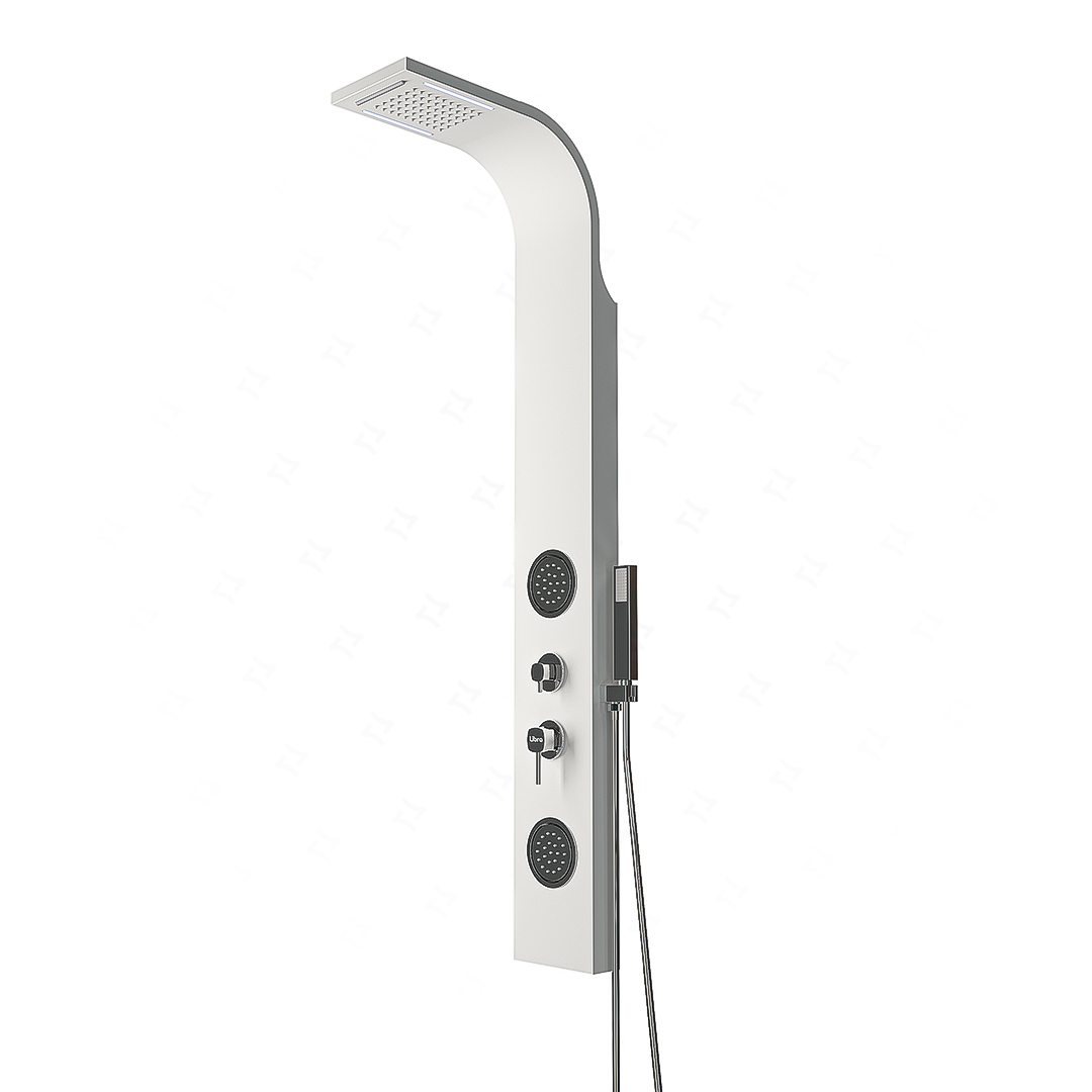 del-52552-white عکس پنل دوش حمام لیبرا مدل ریما - شماره 2