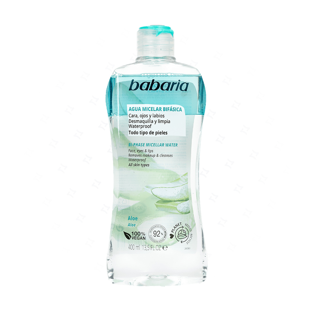 del-52572-cover عکس میسلار واتر دو فاز باباریا مدل Aloe Vera حجم 400 میلی لیتر - شماره 2
