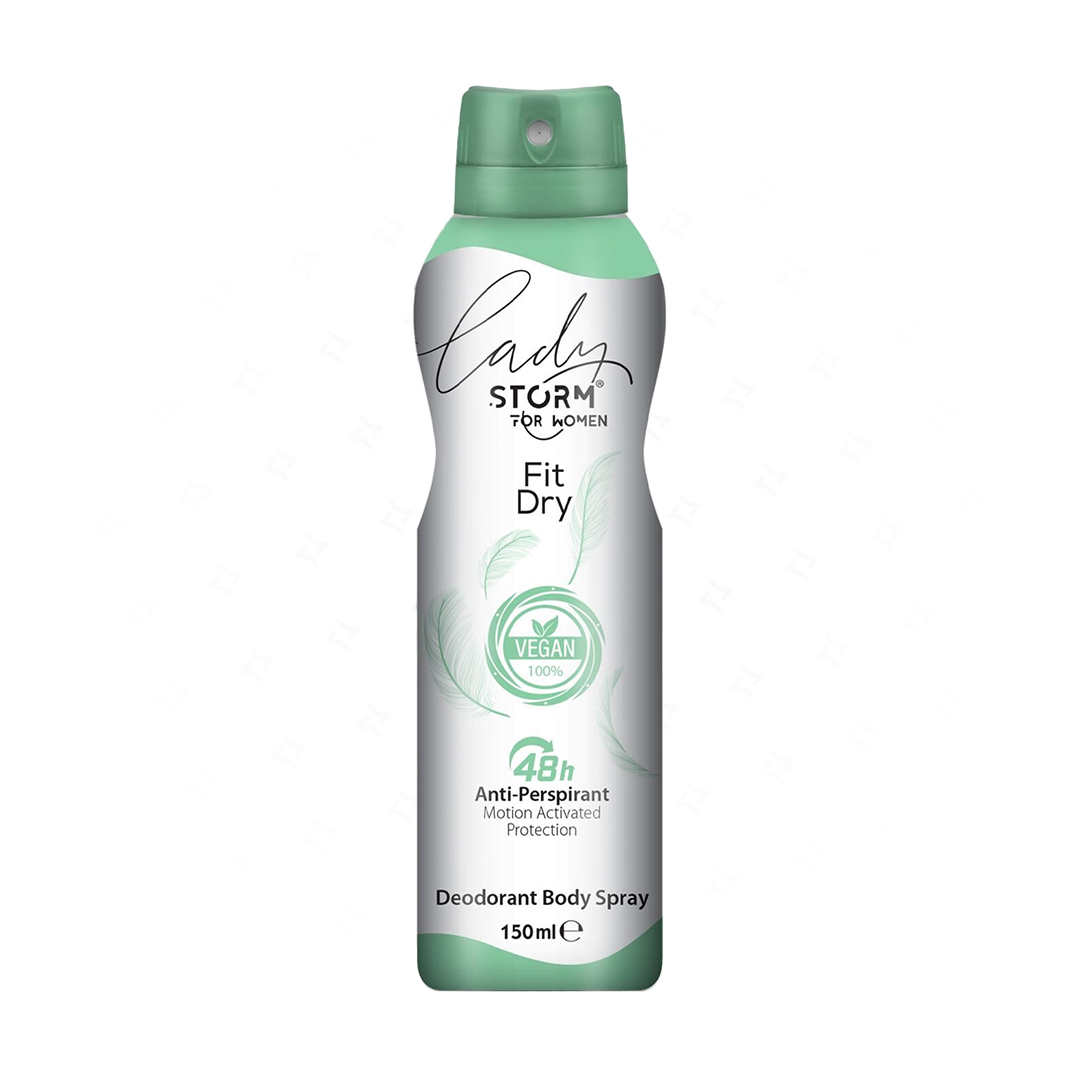 del-53317-cover عکس اسپری ضد تعریق زنانه استورم مدل Fit Dry حجم 150 میلی لیتر - شماره 2