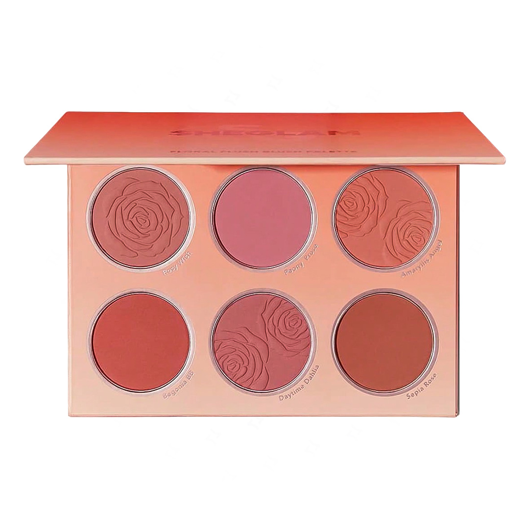 del-53940-cover عکس پالت رژگونه 6 رنگ شیگلم مدل Floral Flush رنگ Multicolor - شماره 2