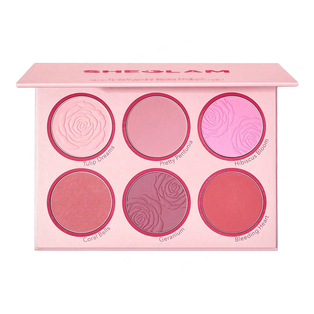 del-53947-cover عکس پالت رژگونه 6 رنگ شیگلم مدل Floral Flush رنگ Blushing Bouquet - شماره 2