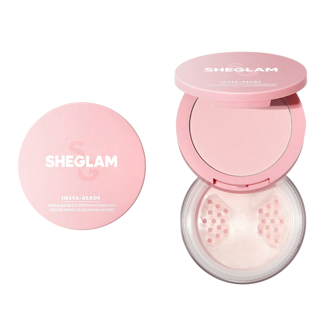 del-54160-cover عکس پودر فیکس دو کاره صورت و زیر چشم شیگلم مدل Insta-Ready رنگ Bubblegum - شماره 2