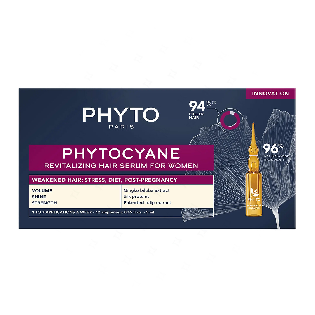 del-54255-cover عکس سرم ضد ریزش و رشد مو بانوان فیتو مدل Phytocyane بسته 12 عددی - شماره 2