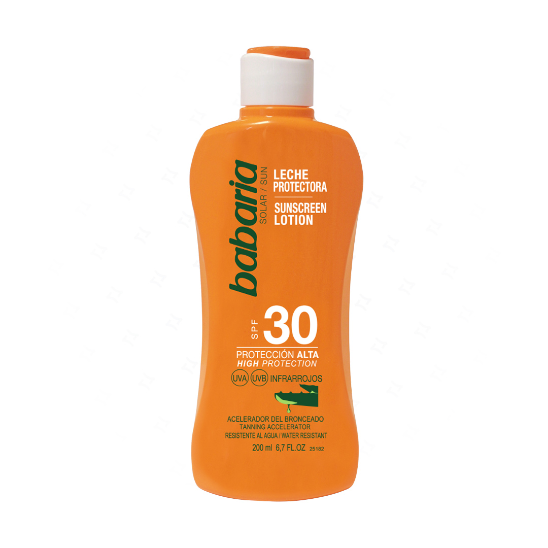 del-54744-cover عکس لوسیون ضد آفتاب باباریا مدل Aloe Vera حاوی SPF30 حجم 200 میلی لیتر - شماره 2