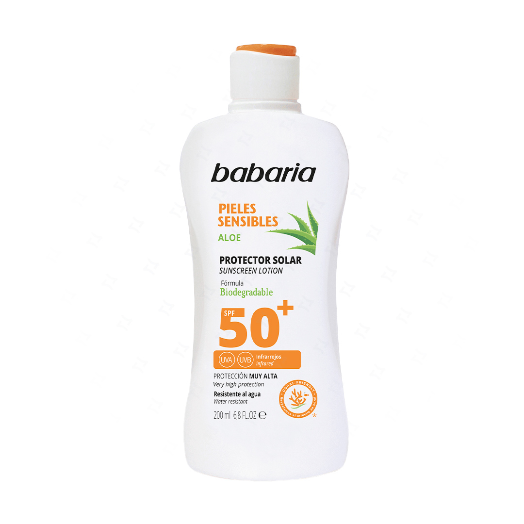del-54800-cover عکس لوسیون ضد آفتاب باباریا مدل Aloe Vera حاوی SPF50 حجم 200 میلی لیتر - شماره 2