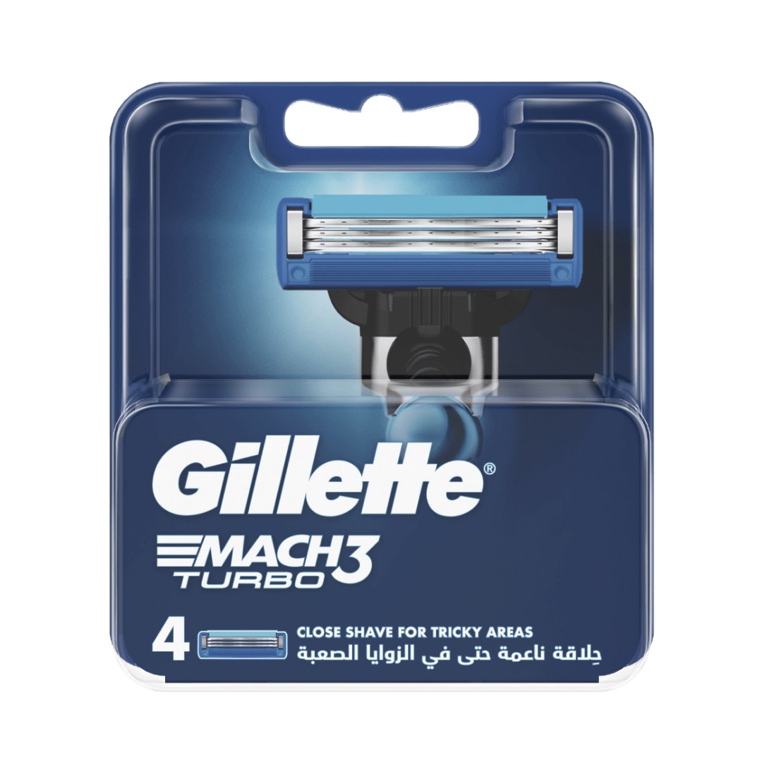 del-55795-cover عکس تیغ یدک ژیلت مدل Mach 3 Turbo بسته 4 عددی - شماره 2