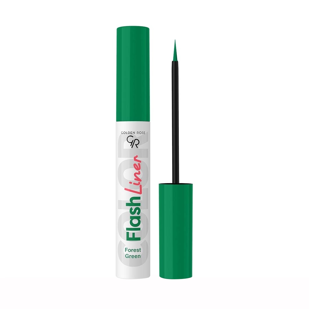 del-56609-cover عکس خط چشم گلدن رز مدل FLASH LINER رنگ Forest Green - شماره 2