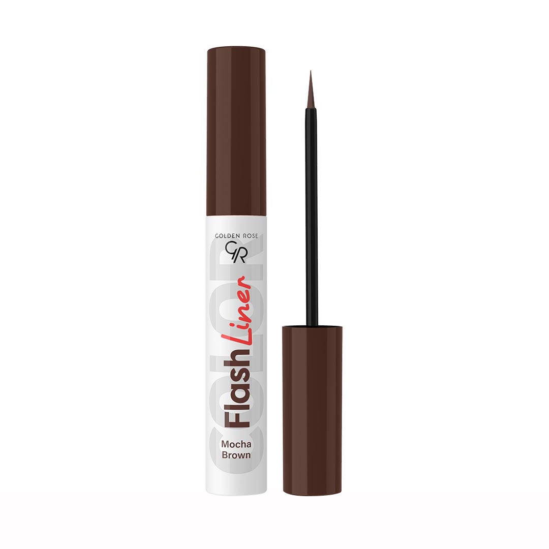 del-56619-cover عکس خط چشم گلدن رز مدل FLASH LINER رنگ Mocha Brown - شماره 2
