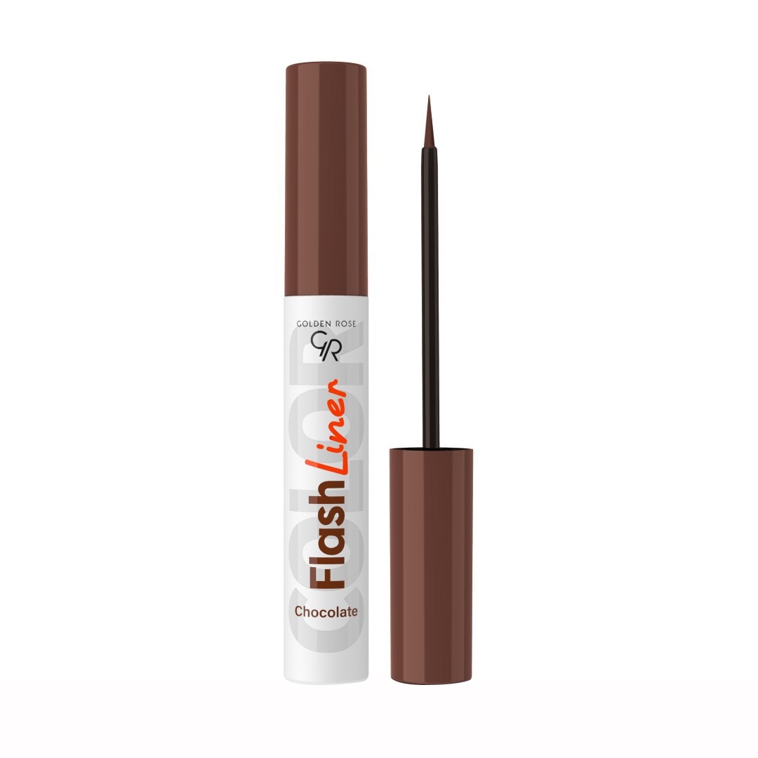 del-56626-cover عکس خط چشم گلدن رز مدل FLASH LINER رنگ Chocolate - شماره 2