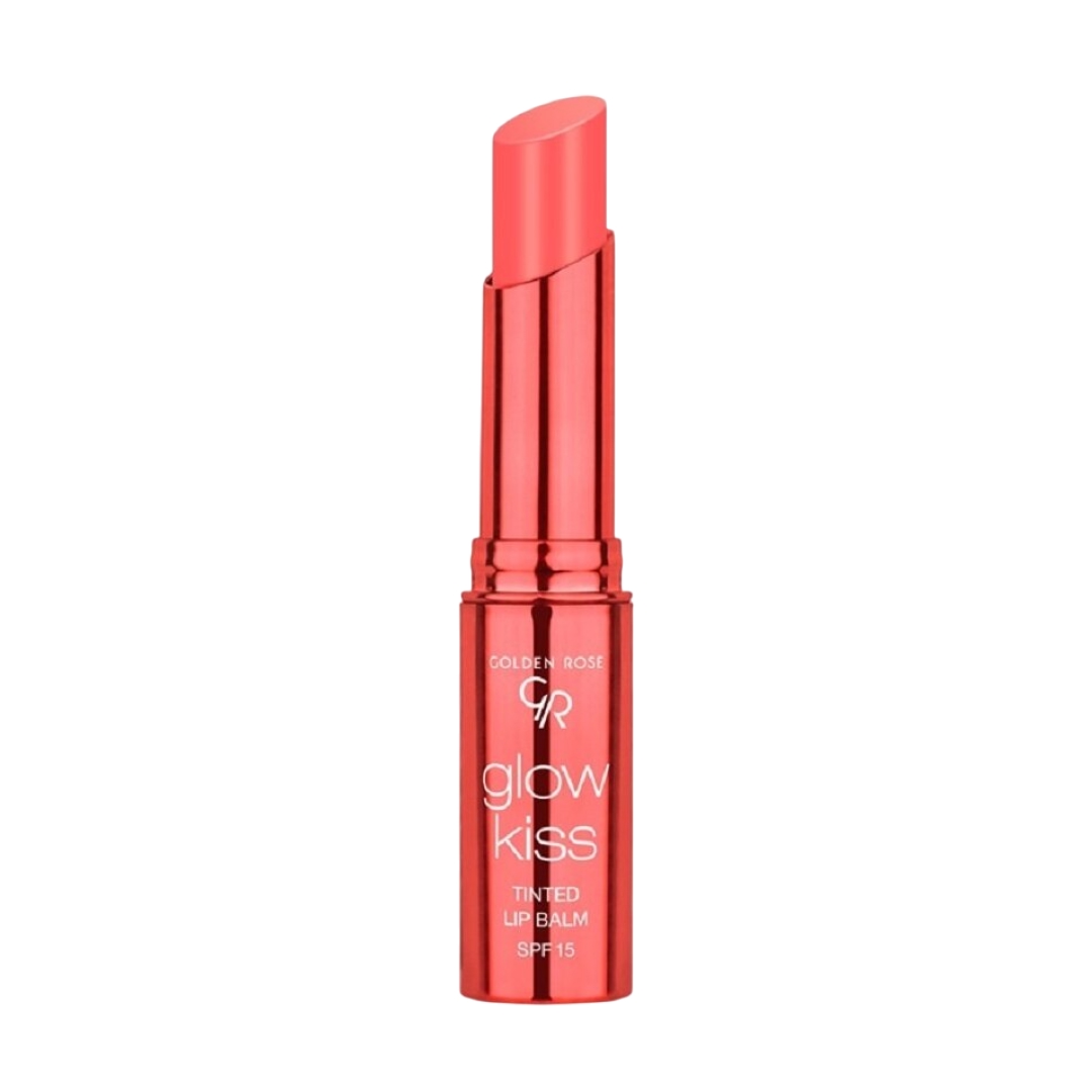 del-56762-cover عکس بالم لب رنگی گلدن رز مدل GLOW KISS رنگ PEACH SHAKE - شماره 2