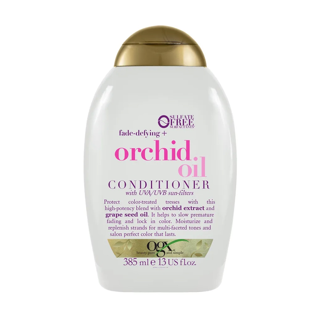 del-57730-cover عکس نرم کننده مو او جی ایکس مدل Orchid Oil حجم 385 میلی لیتر - شماره 2