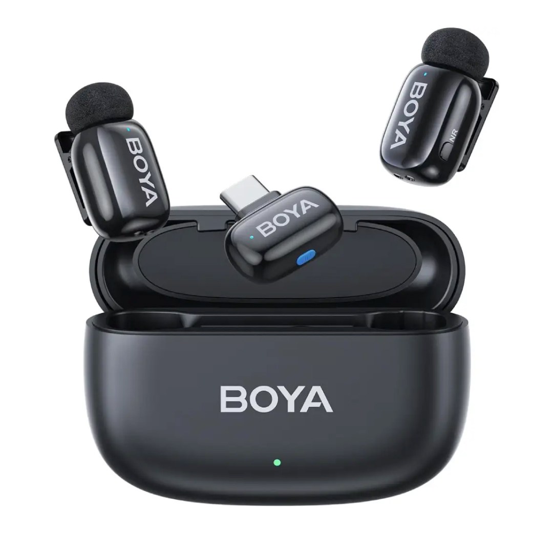 del-58109-cover عکس میکروفون بی سیم تایپ سی بویا مدل BOYA Mini 14 - شماره 2