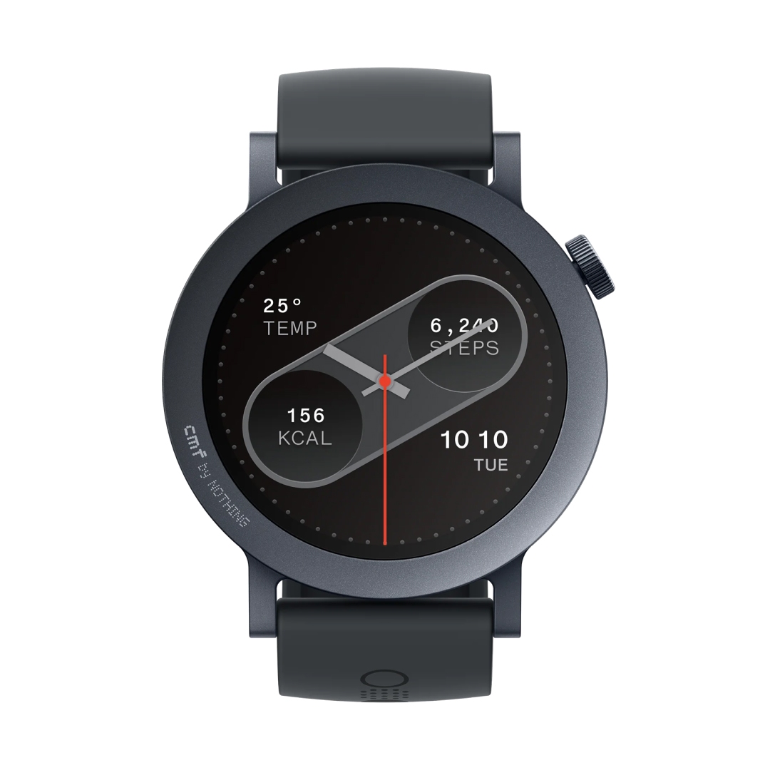 del-58305-black عکس ساعت هوشمند ناتینگ مدل CMF Watch Pro 2 - شماره 2
