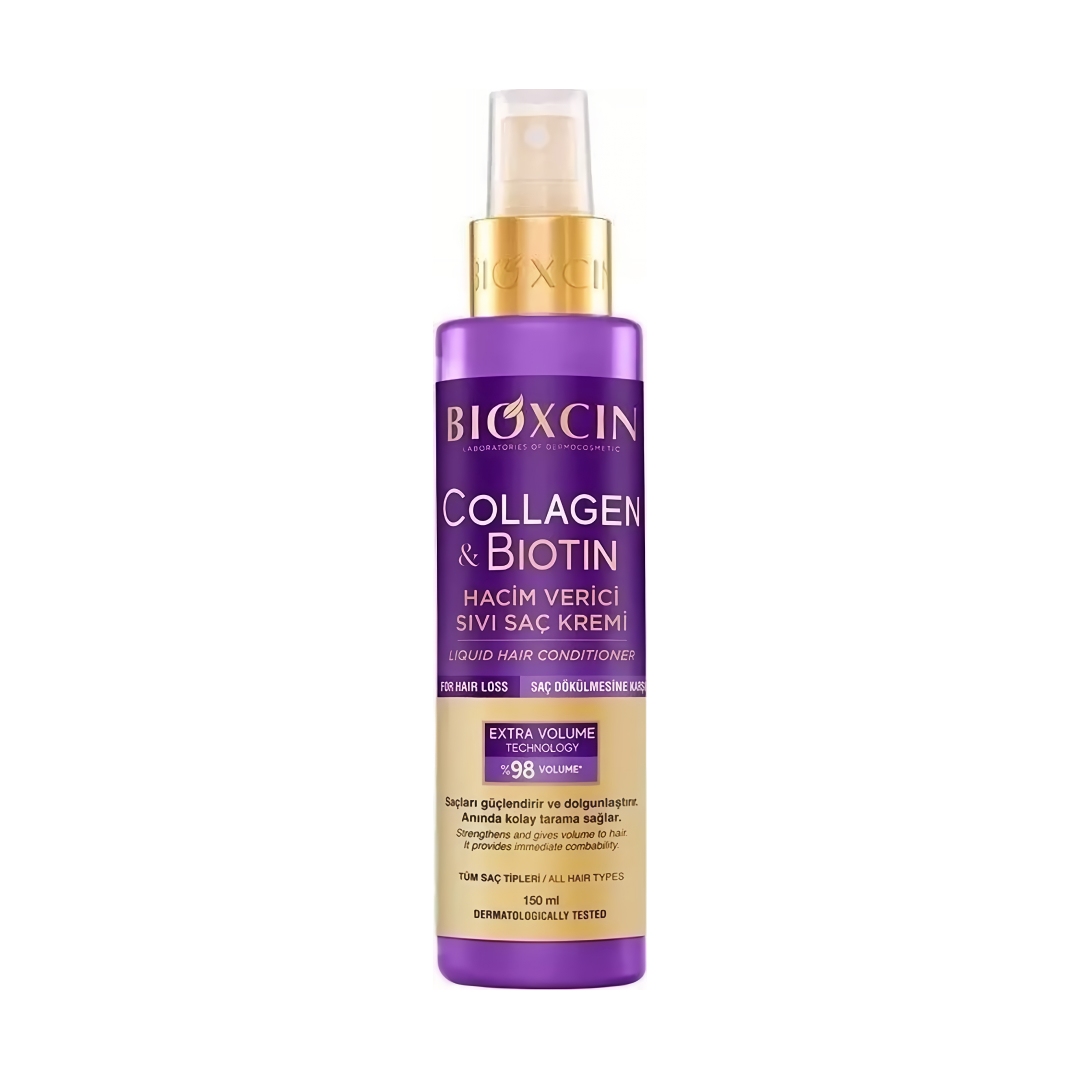 del-58431-cover عکس اسپری دو فاز حجم دهنده مو بیوکسین مدل Collagen& Biotin حجم 150 میلی لیتر - شماره 2