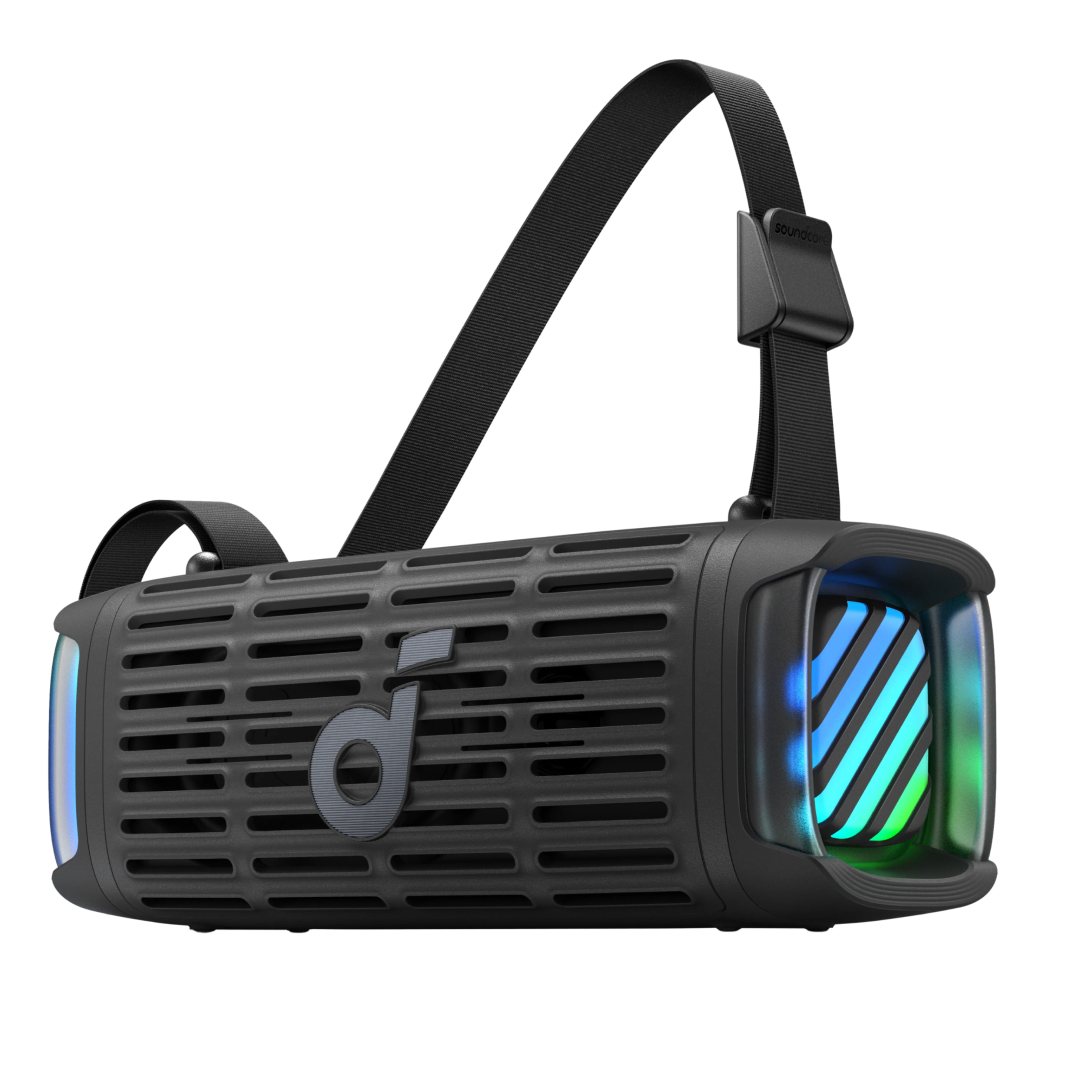 del-59166-black عکس اسپیکر بلوتوثی قابل حمل انکر مدل Soundcore Boom 3i - شماره 2