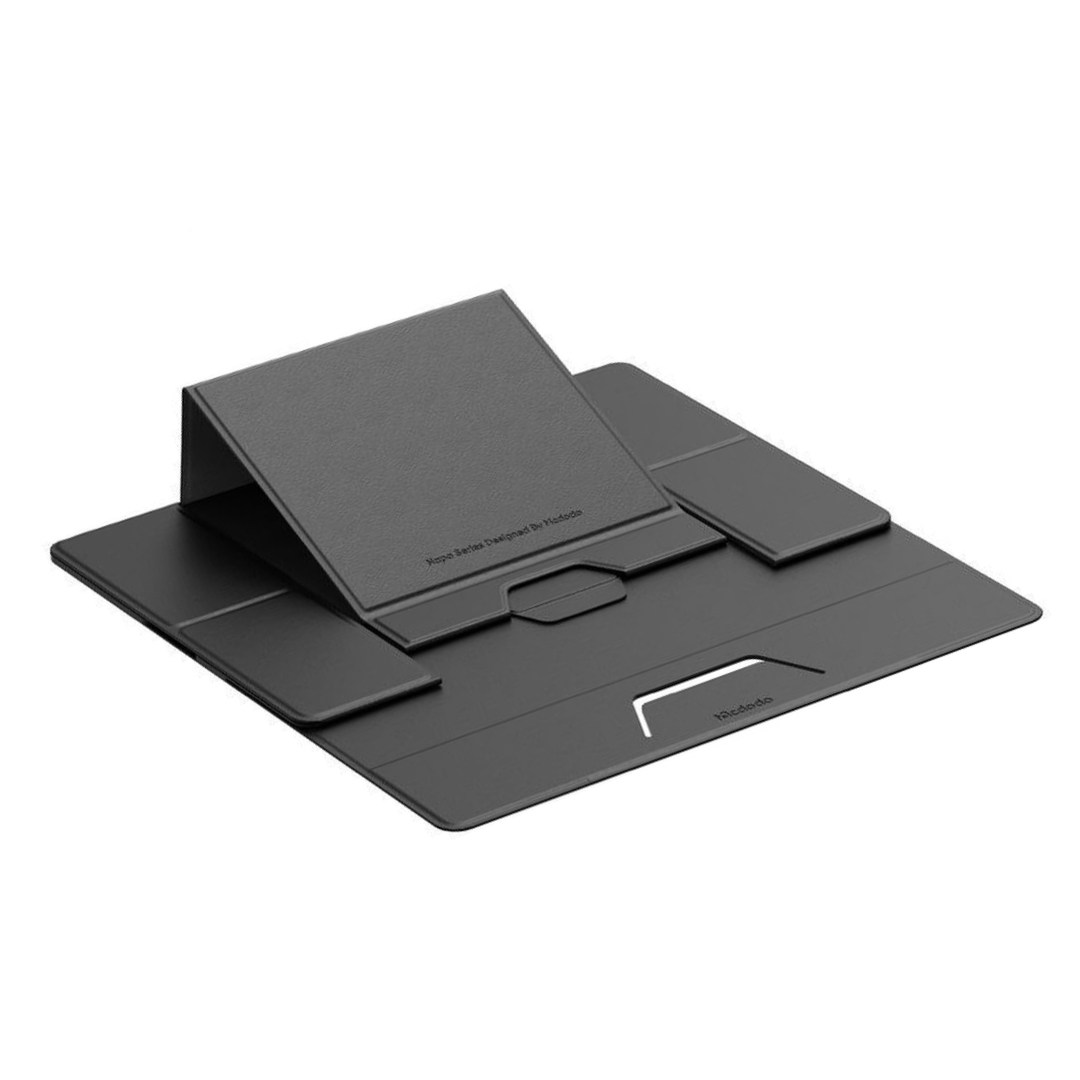 del-60995-cover عکس استند پایه نگهدارنده تاشو چرمی لپتاپ و تبلت مک دودو مدل Mcdodo FS-802 - شماره 2