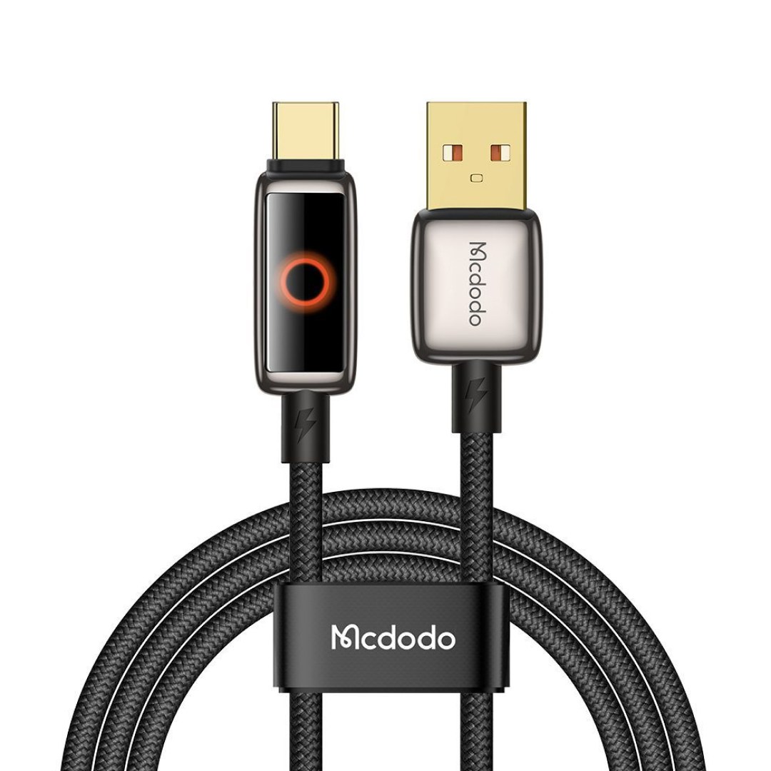 del-61076-cover عکس کابل شارژ سریع USB به تایپ سی 100 وات دارای قطع کن اتومات مک دودو مدل Mcdodo CA-665 - شماره 2