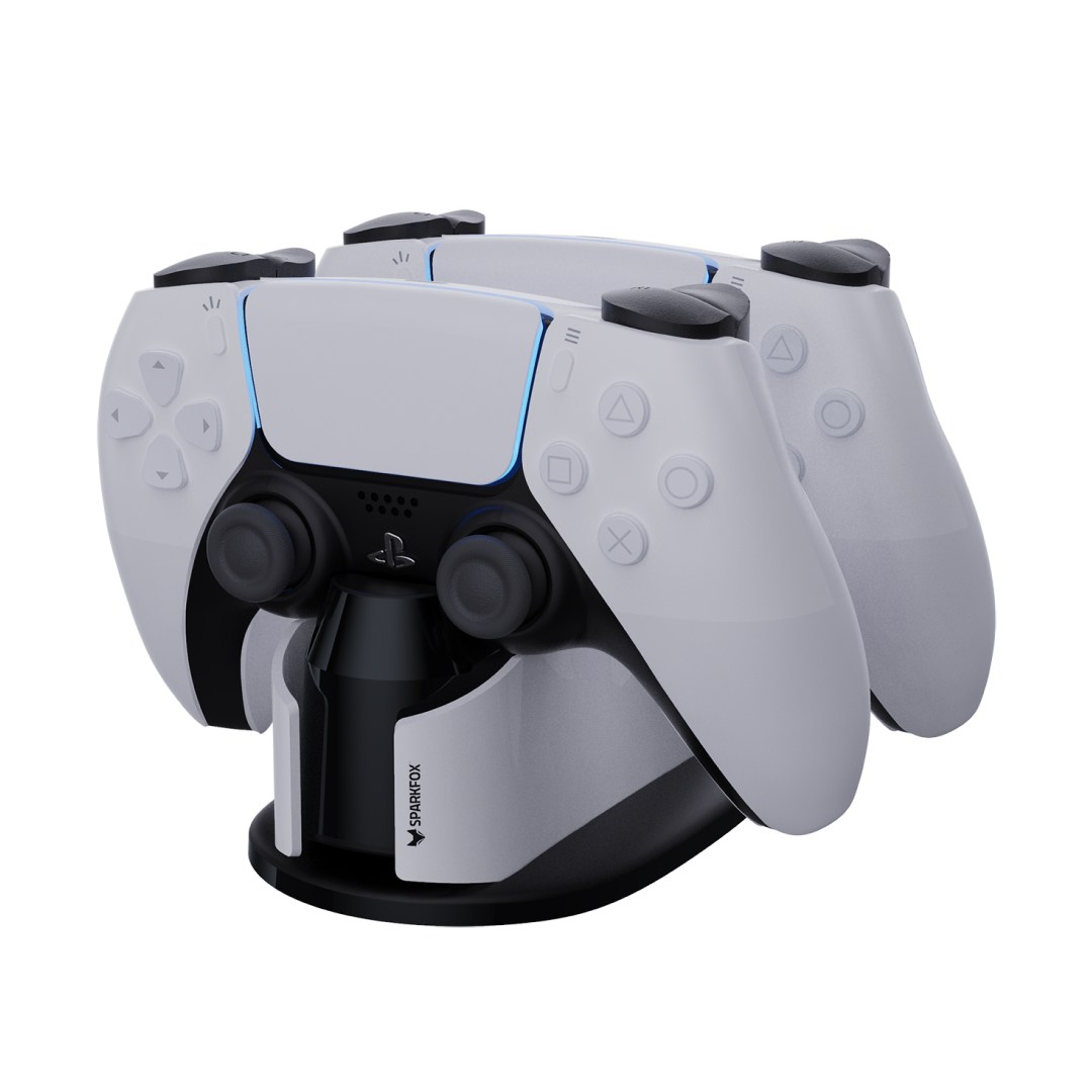 del-73746-cover عکس پایه شارژر دسته بازی پلی استیشن 5 اسپارک فاکس مدل W20P504 - شماره 2
