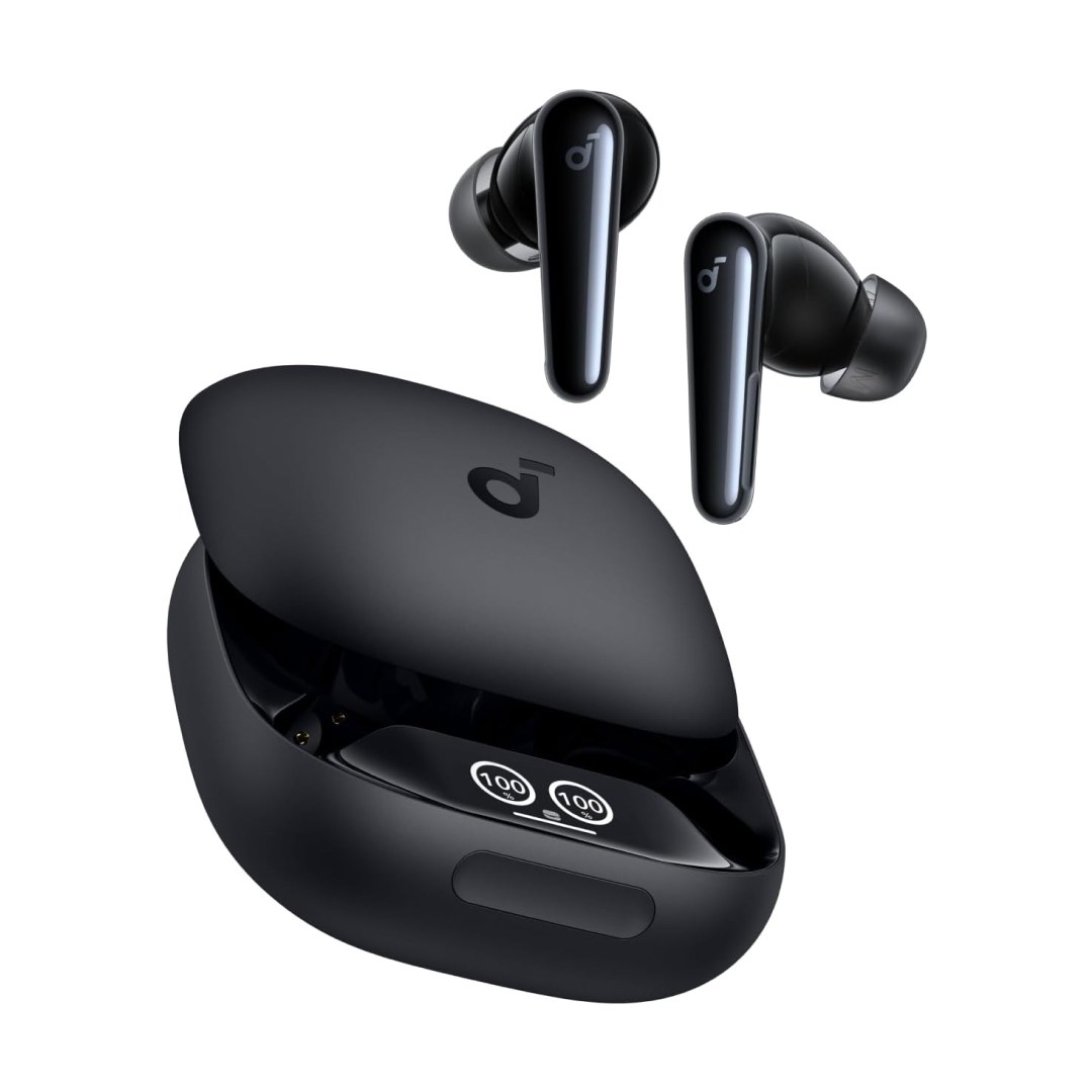 del-75005-black-matte عکس هندزفری بلوتوثی انکر مدل SoundCore Liberty 4 Pro - شماره 2