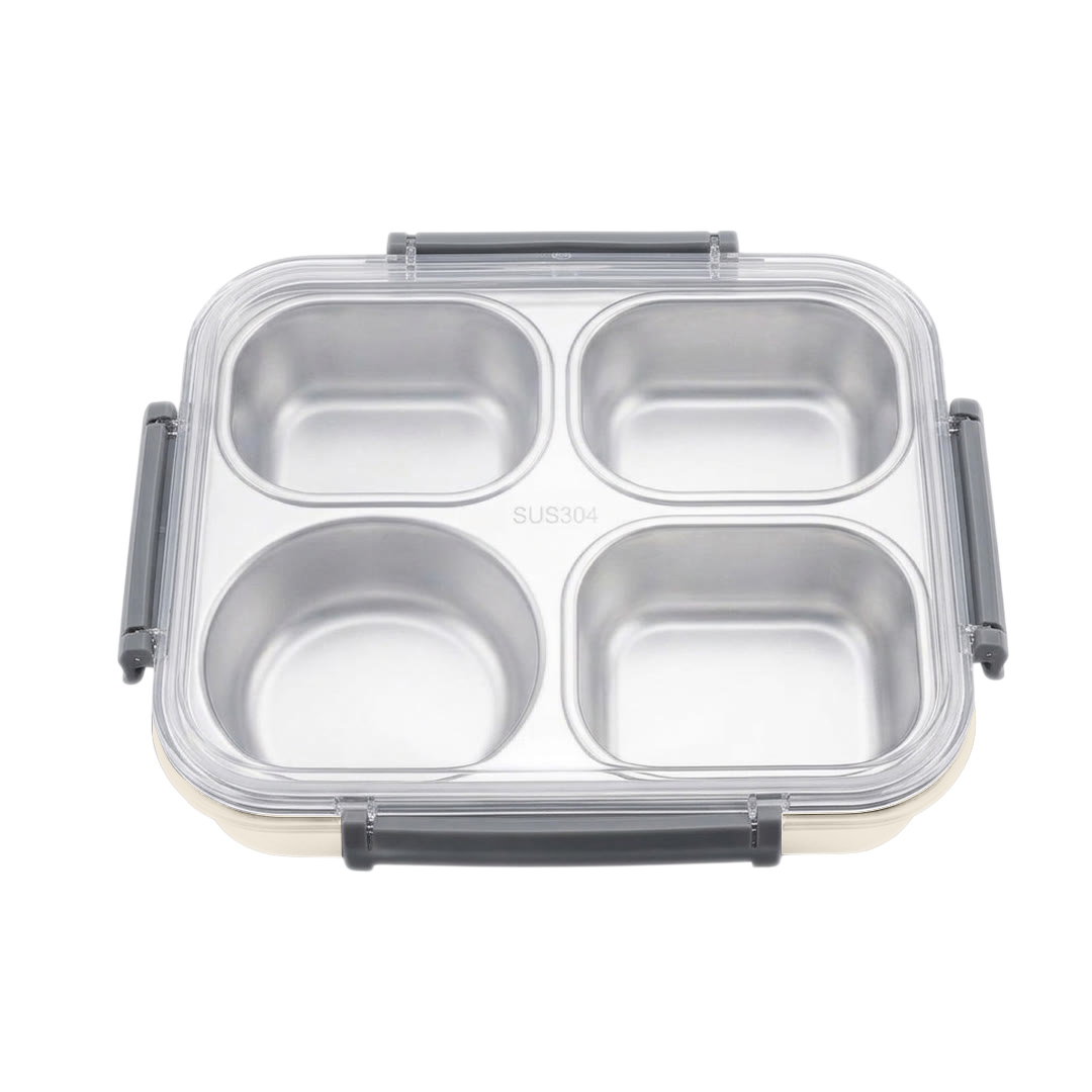del-76419-grey عکس ظرف غذا واشردار 4 قسمتی کد HA-234 - شماره 2