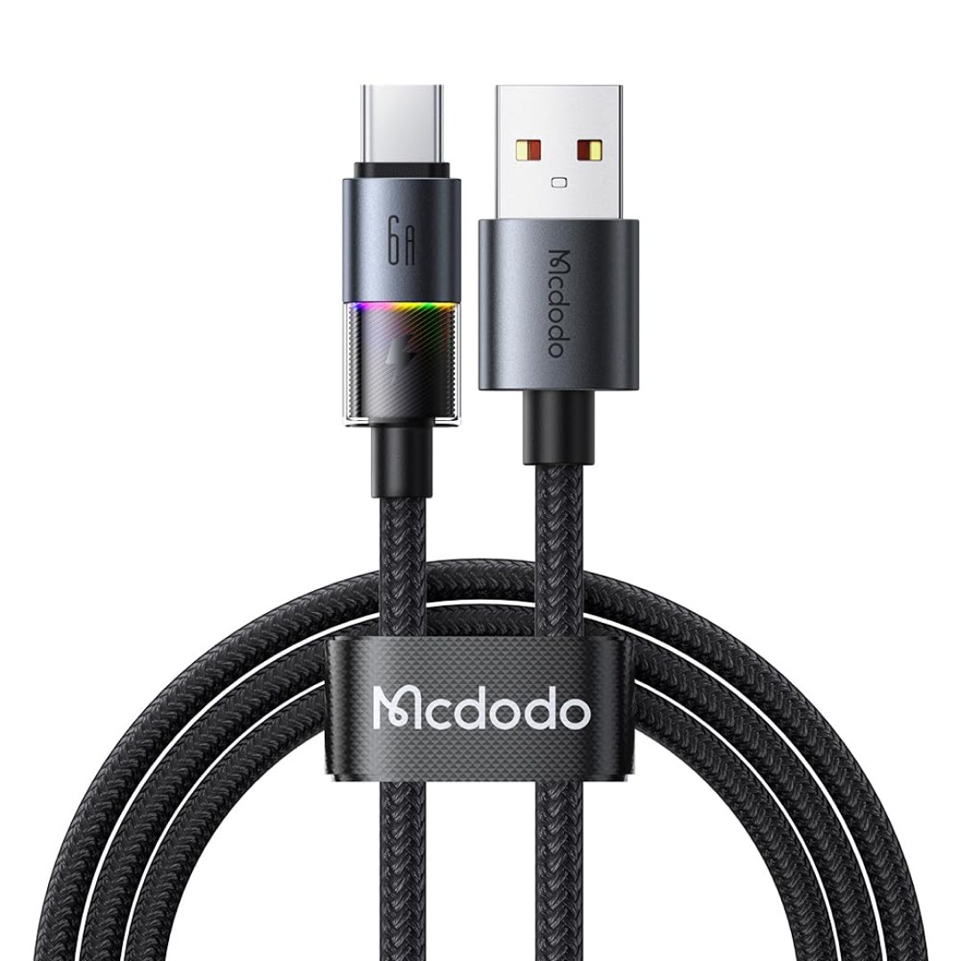 del-77593-cover عکس کابل شارژ سریع USB به تایپ سی 6 آمپر مک دودو مدل Mcdodo CA-818 - شماره 2