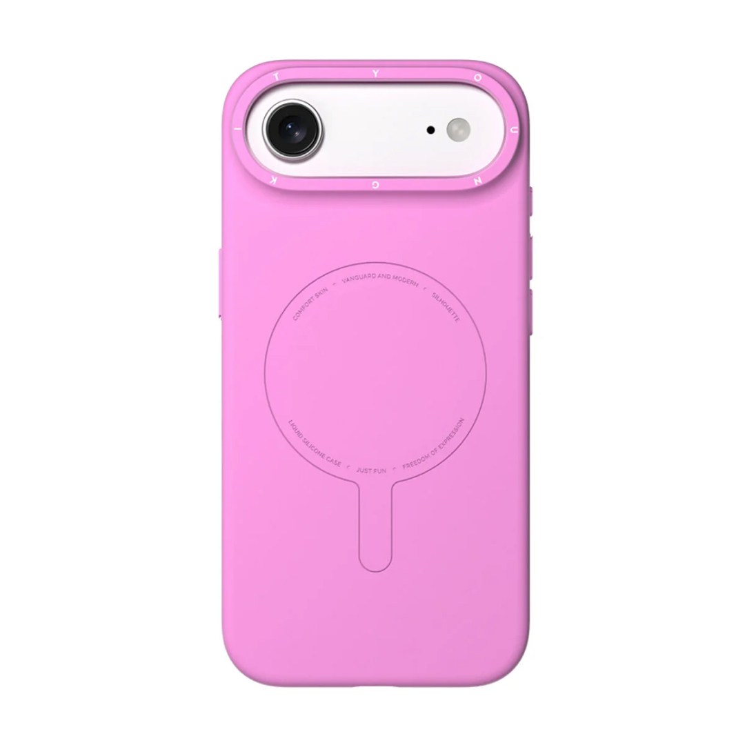 del-78363-pink عکس قاب مگ سیف یانگ کیت مدل MORANDI SILICONE مناسب برای IPHONE 17 Air - شماره 2